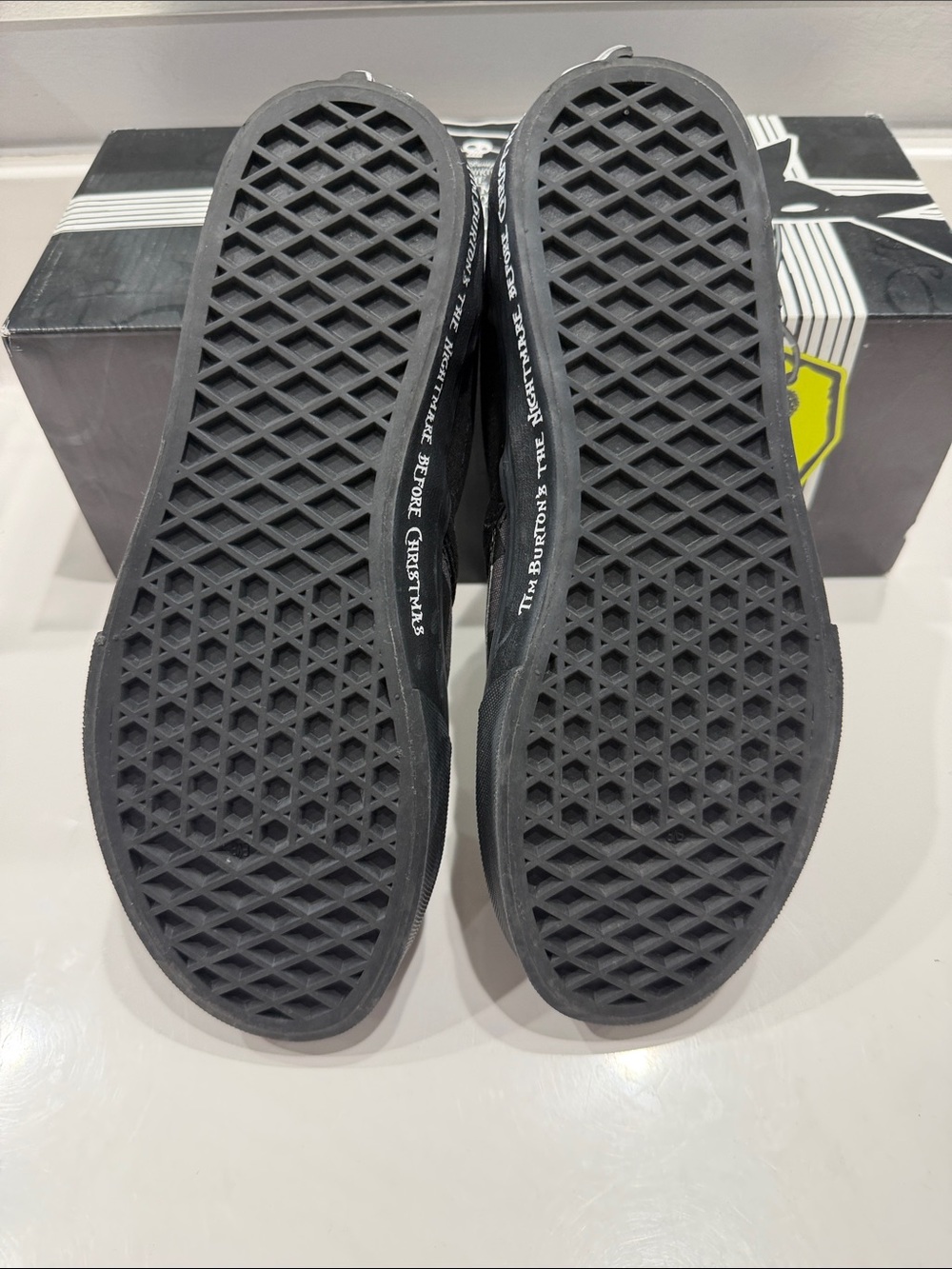 Vans Black & Gray Nightmare Before Christmas Slip-On Shoes - Picture 6 of 7